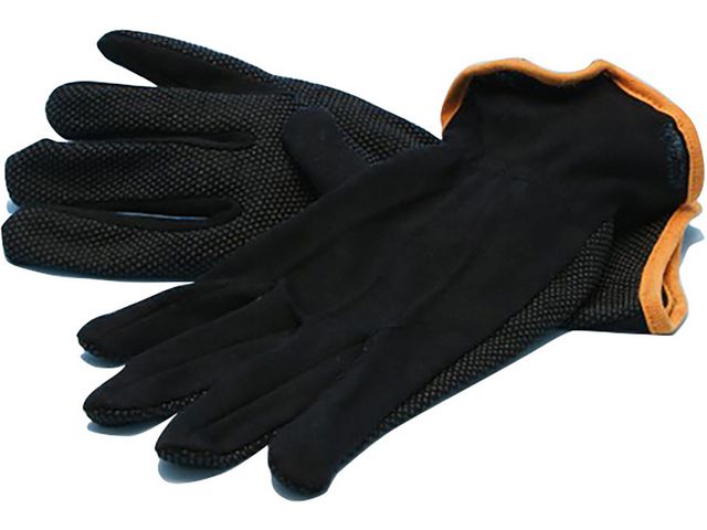 Textilhandske svart M 12/fp