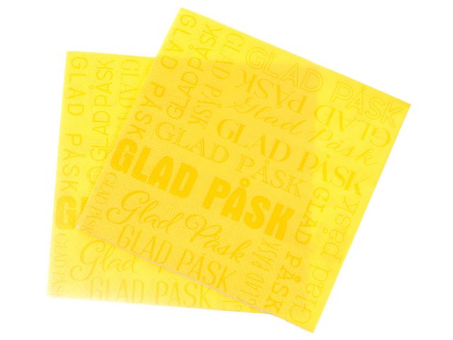 Servett Glad Påsk 3-lags 33x33cm 20/fp