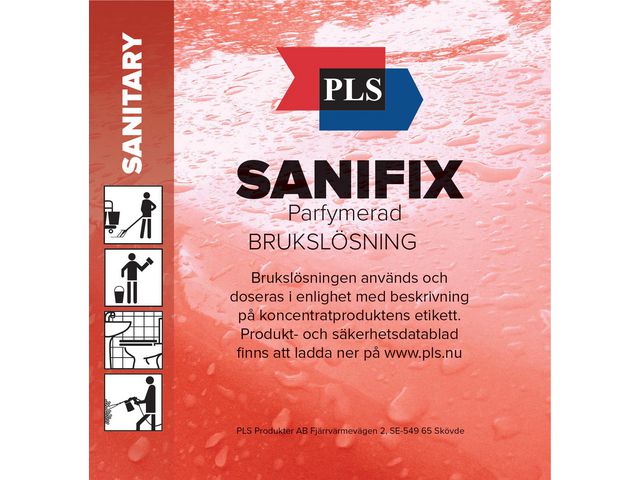 Etikett PLS Sanifix