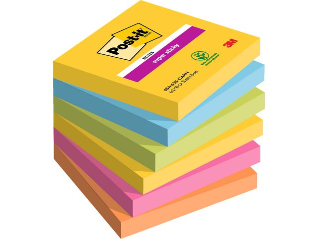Notes POST-IT SS Carnival 76x76mm 6/fp