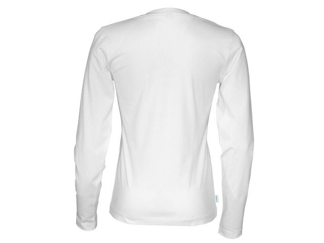 T-shirt LÄ 141019 GOTS dam vit L