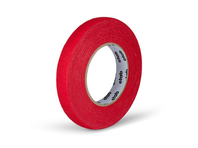 Tejp textil matt 50mx19mm röd