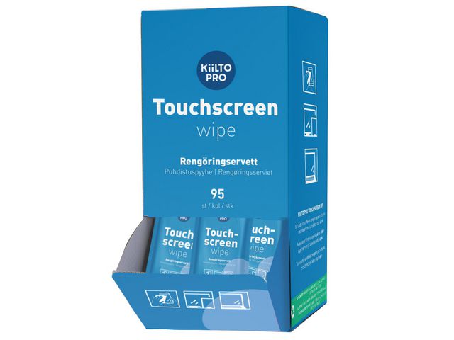 Rengöringsservett KIILTO PRO skärm 95/fp