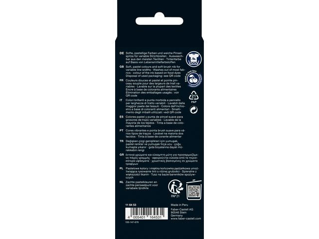Fiberpenna Black Edition pastel 6/fp
