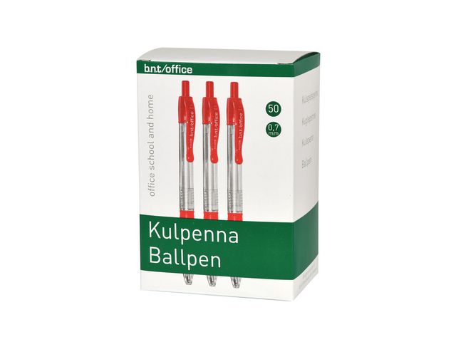 Kulpenna OFFICE 0,7mm röd