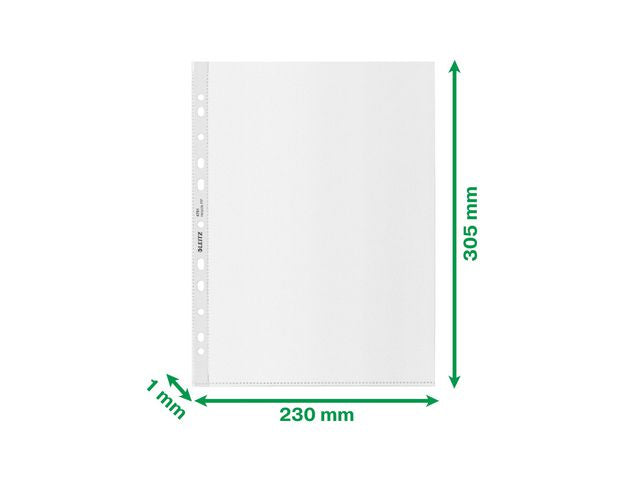 Plastficka LEITZ recycled A4 0,09 100/fp