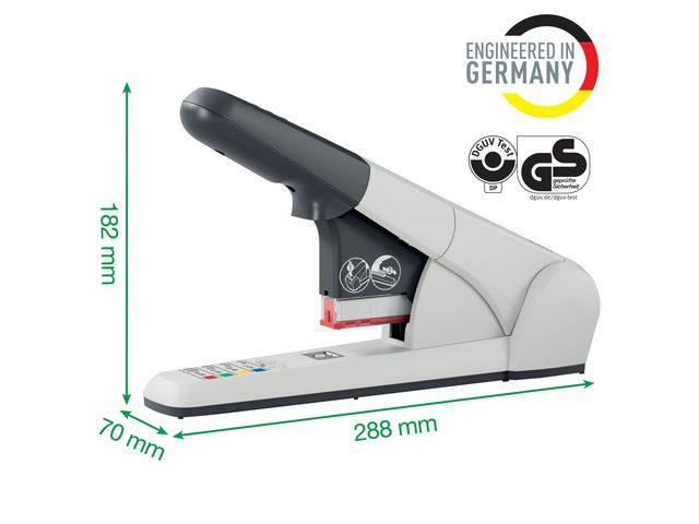 Blockhäftare LEITZ 80 ark silver