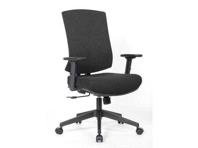 Konstorsstol LYRECO Orion II tyg
