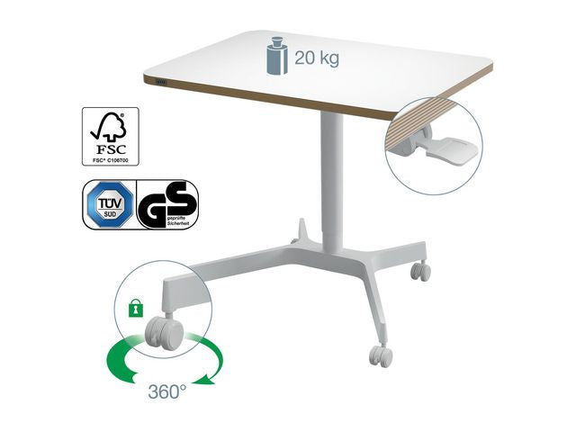 Bord LEITZ Ergo höj och sänkbart vit