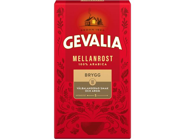 Kaffe GEVALIA mellanrost brygg 450g