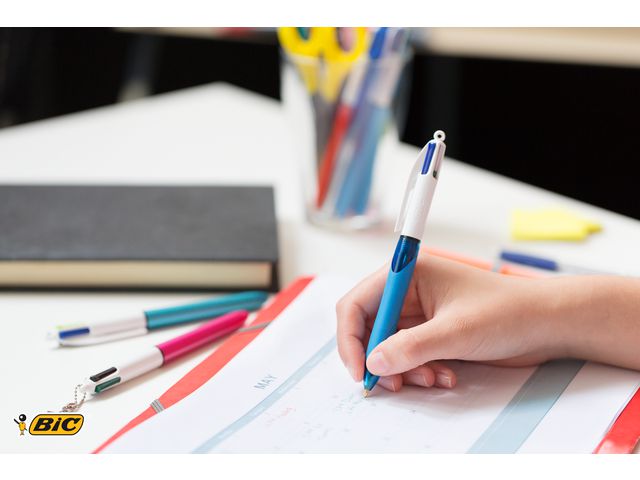 Kulpenna BIC 4 Colours Grip 1mm