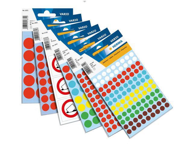 Etikett HERMA Allround 32mm blå 480/fp