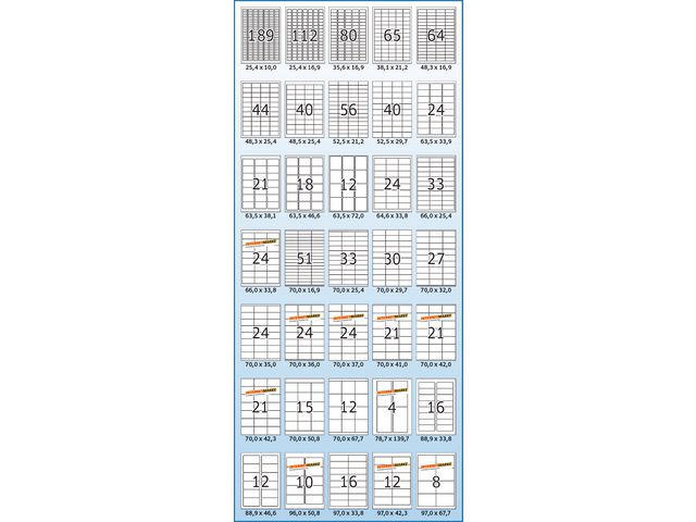 Etikett HERMA Premium A3 420x297mm100/fp