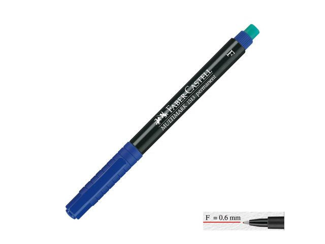 Märkpenna VF FABER CASTELL fine blå