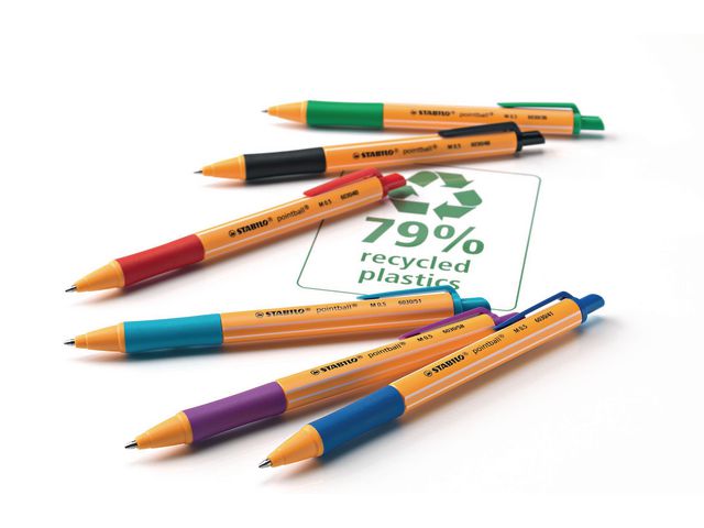 Kulpenna STABILO Pointball 0,5 blå