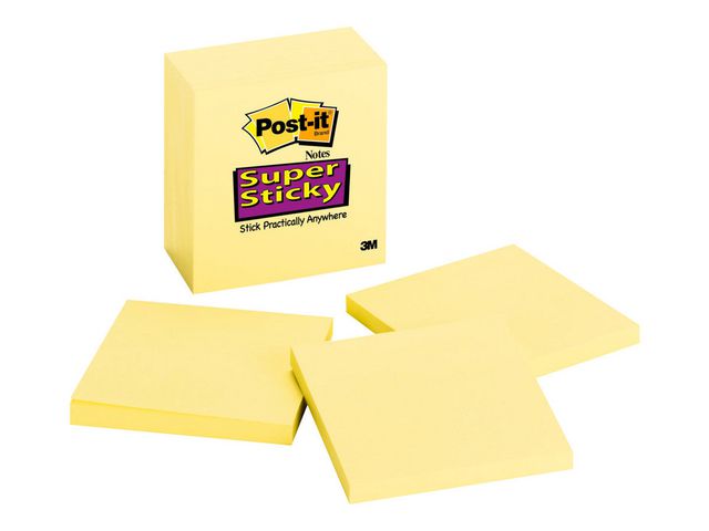 Notes POST-IT SS 76X76mm gul
