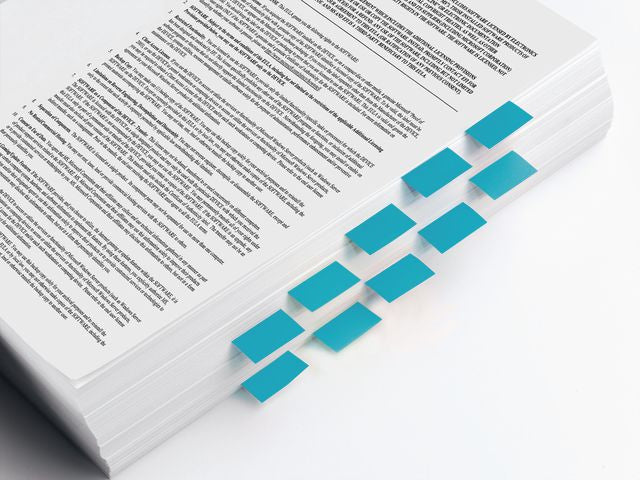 Index POST-IT 25,4x43,2mm blå 50/fp