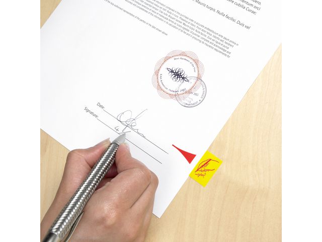 Index POST-IT 25,4x43,2mm Skriv här50/fp