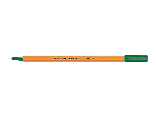 Fineliner STABILO Point 88 grön