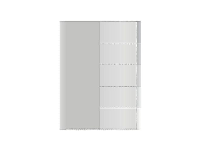 Sorteringsmapp 5-flikar A4 transparent