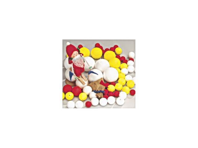 papperskulor 25mm vit 100/fp