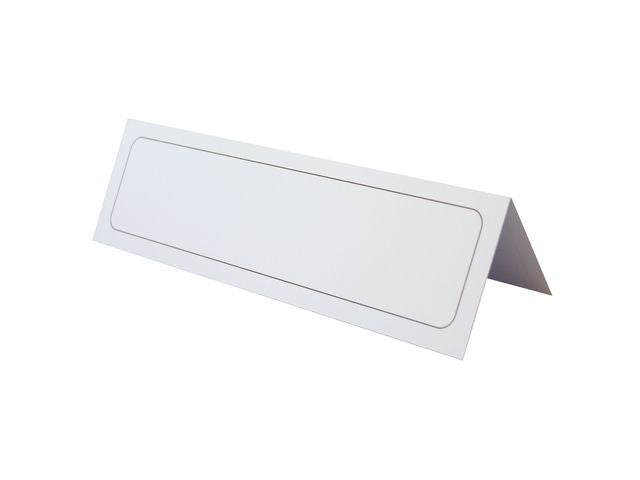 Bordsskylt DURABLE 61x210mm vit 100/fp