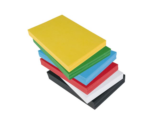 Dekorationskartong A4 blå