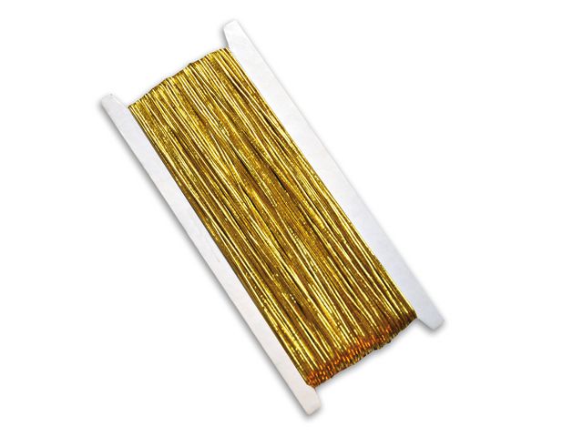 Halsbandssnodd nylon 1mmx50m guld