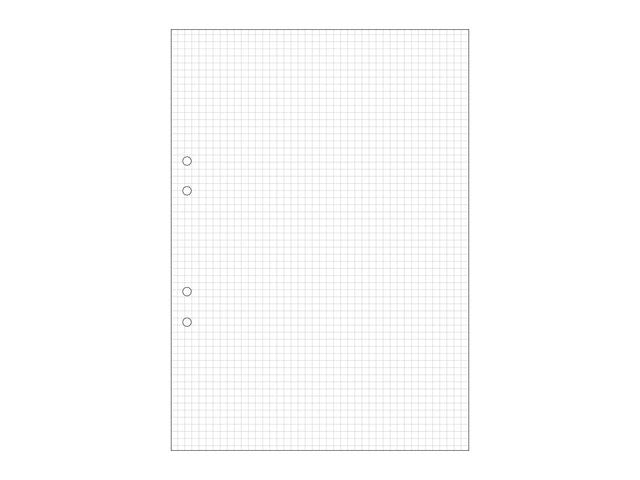 Lösblad A4 rutat 5x5mm hålat 500/fp