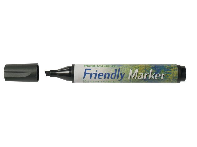 Märkpenna FRIENDLY sned svart