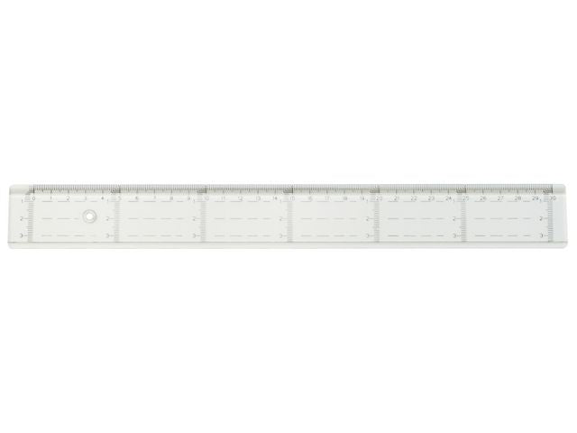 Linjal tvärgraderad 50cm