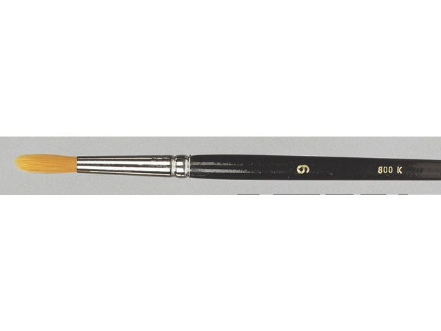 Syntetpensel rund nr 10 10/fp
