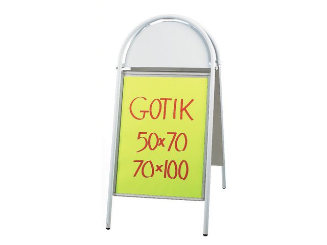 Gatuställ Gotik 50X70cm vit