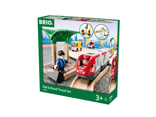 Tågbana BRIO räls och väg