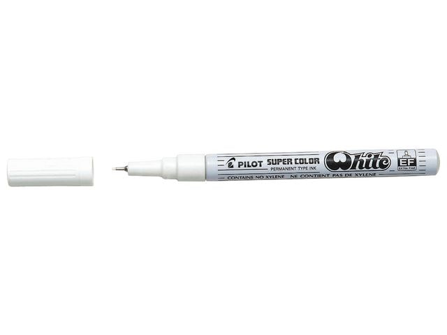 Märkpenna PILOT Super Color EF vit