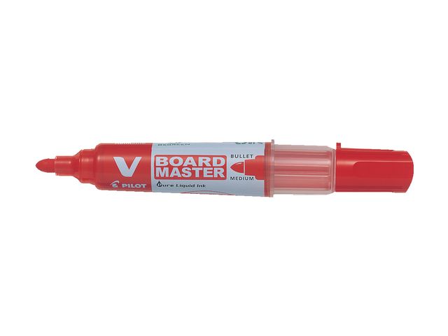 Whiteboardpenna PILOT V Board rund röd