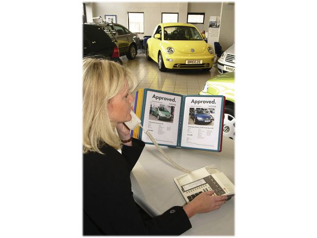 Bordsställ VARIO A4 med 10 ramar vit