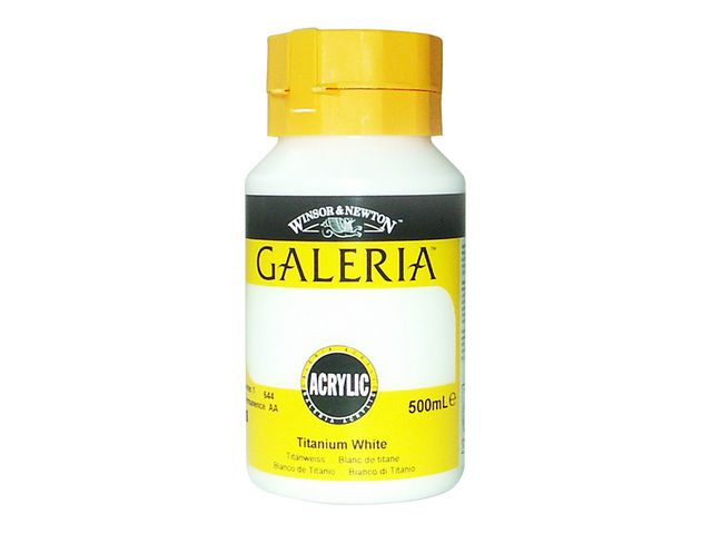 Akrylfärg Galeria 500ml vit