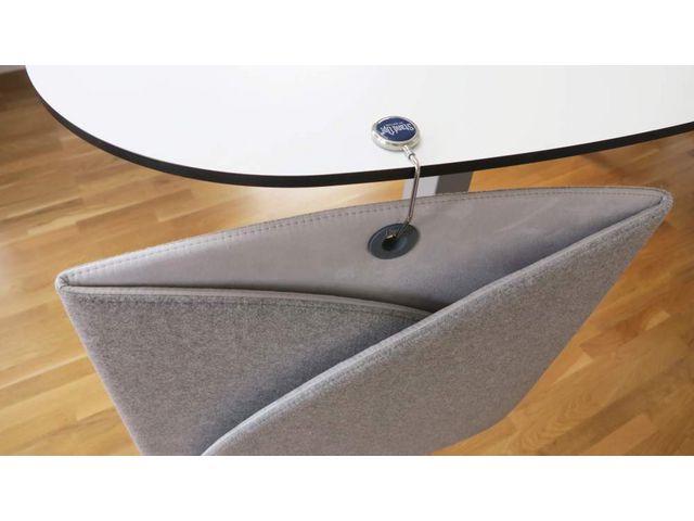 StandUp Bordsskärm BRED 80cm grå