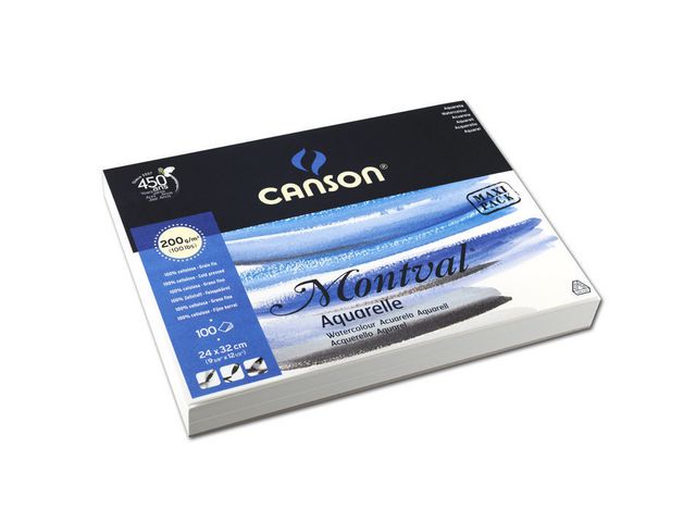 Akvarellpapper CANSON 200g, 24×32cm