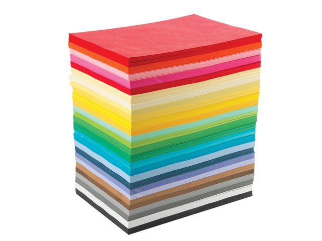 Tonpapper A4 jumbopack 110g 2160/fp färg