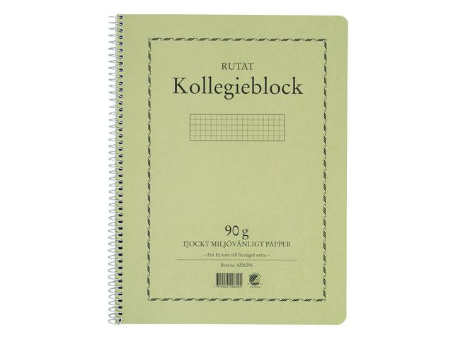 Kollegieblock A4 90g 70bl rut TF