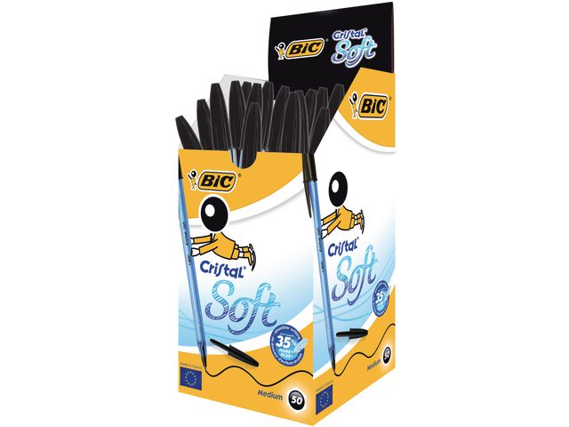 Kulpenna BIC Cristal Soft 1,2 svart