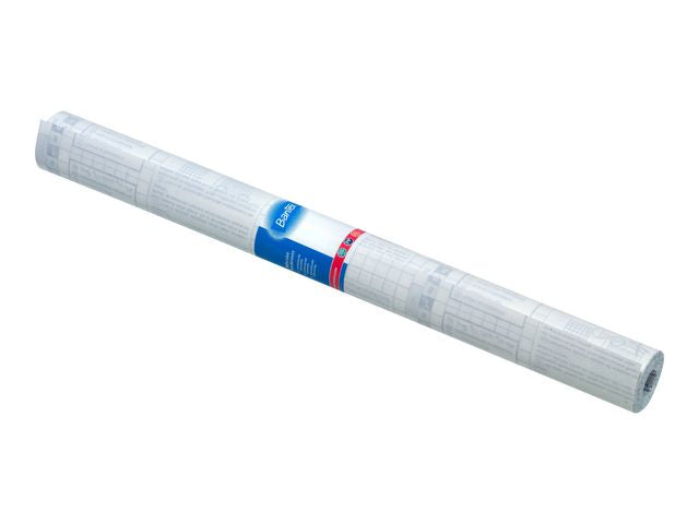 Bokplast självhäft. 80my 50cmx10m blank