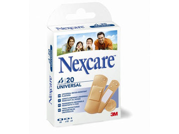 Plåster Nexcare Universal 3 strl 20-pack