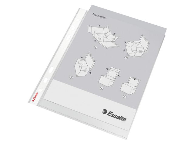 Plastficka ESSELTE A5 prägl.0,08mm100/fp