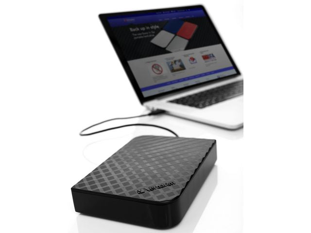 HDD Ext. VERBATIM 3,5' 3.0 4TB svart