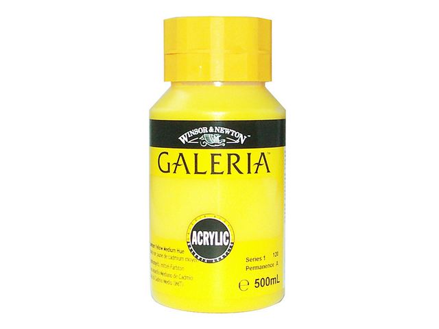 Akrylfärg Galeria 500ml gul