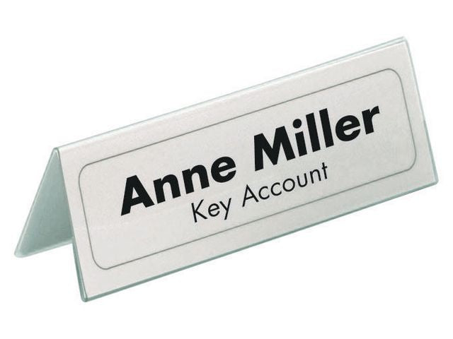 Bordsskylt DURABLE 150x61mm 25/fp