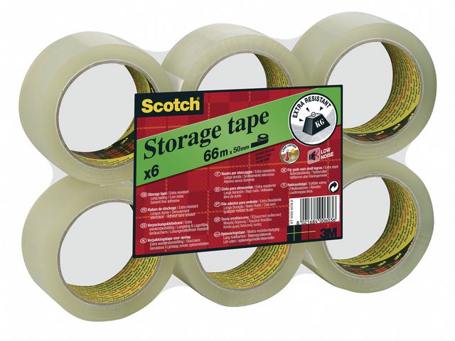 Packtejp SCOTCH 309 PP 50mmx66m klar